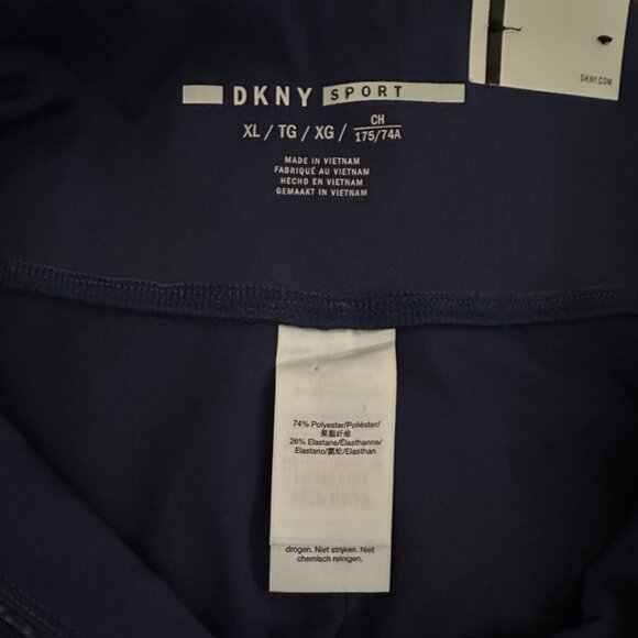 DKNY Sport 7/8 High Waist Legging, Blue, NWT, XL - Picture 8 of 8